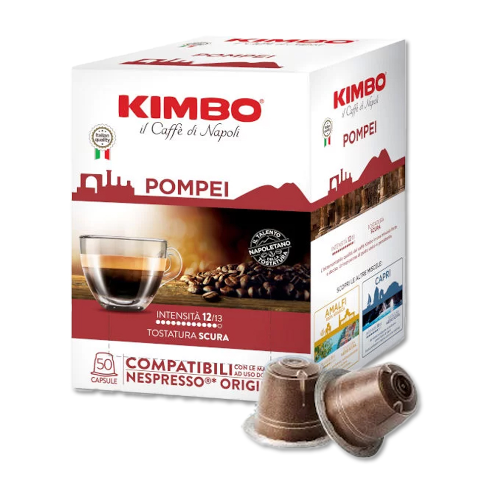 Кофе капсульный для Nespresso Original Kimbo Pompei Арабика и Робуста 50 шт.