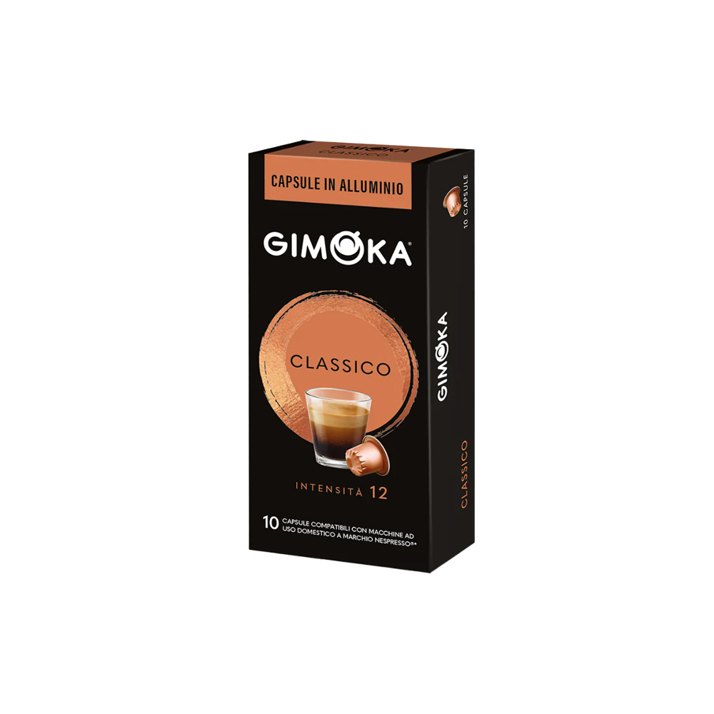 Кофе в капсулах для Nespresso Original Арабика и Робуста Gimoka Classico 10 штук в упаковке