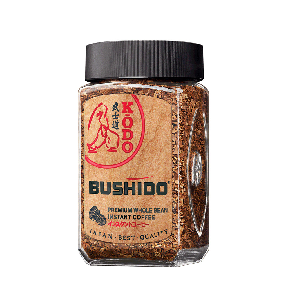 Растворимый кофе Bushido KODO Микс Арабики и Робусты 95 г