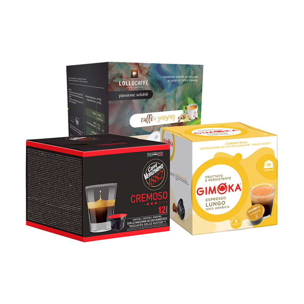 Кофе капсульный Cremoso MIX Dolce Gusto в наборе 44 капсулы