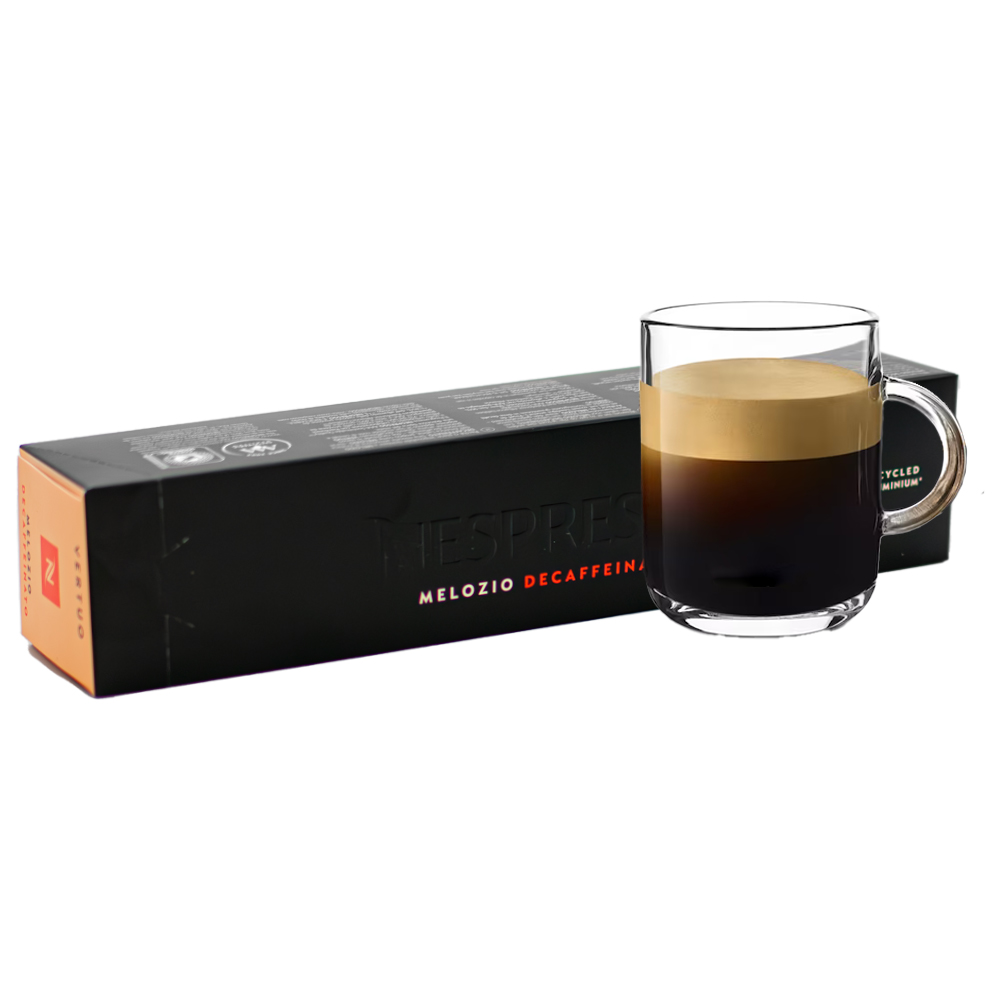 Кофе в капсулах для Nespresso Vertuo Арабика Melozio Decaffeinato 10 штук в упаковке
