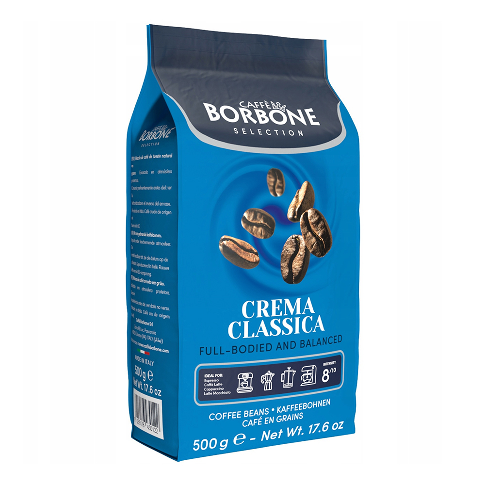 Кофе зерновой Borbone Crema Classica Арабика и Робуста 500 г