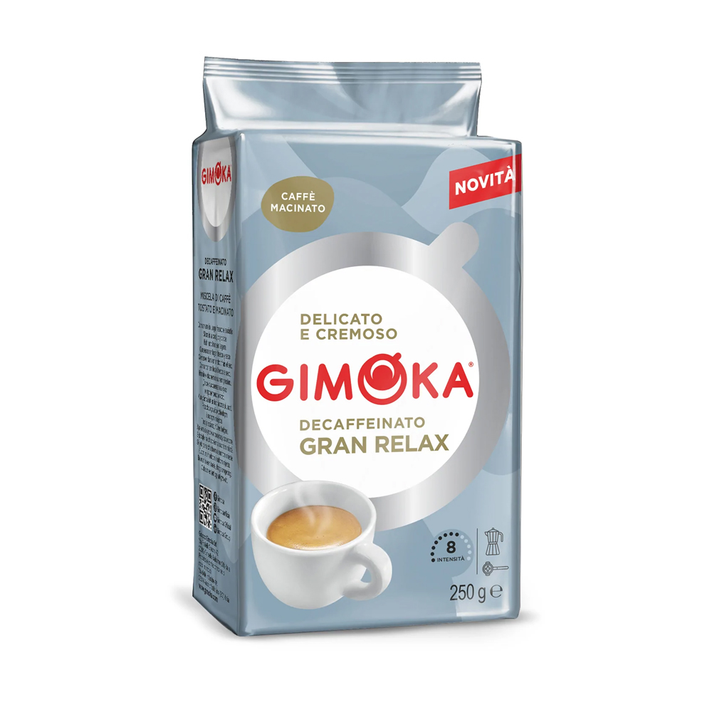 Кофе молотый без кофеина Gimoka Gran Relax Decaffeinato 250 г