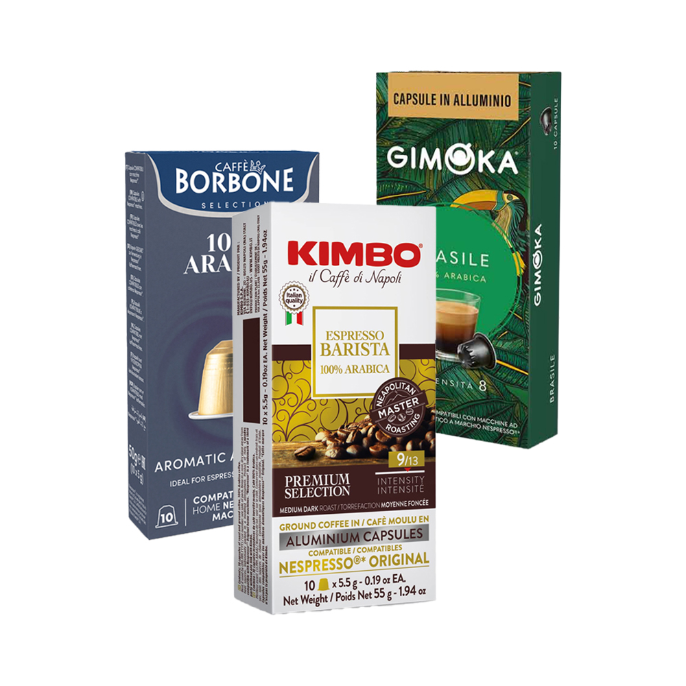 Кофе капсульный Arabica MIX Nespresso Original в наборе 30 капсул