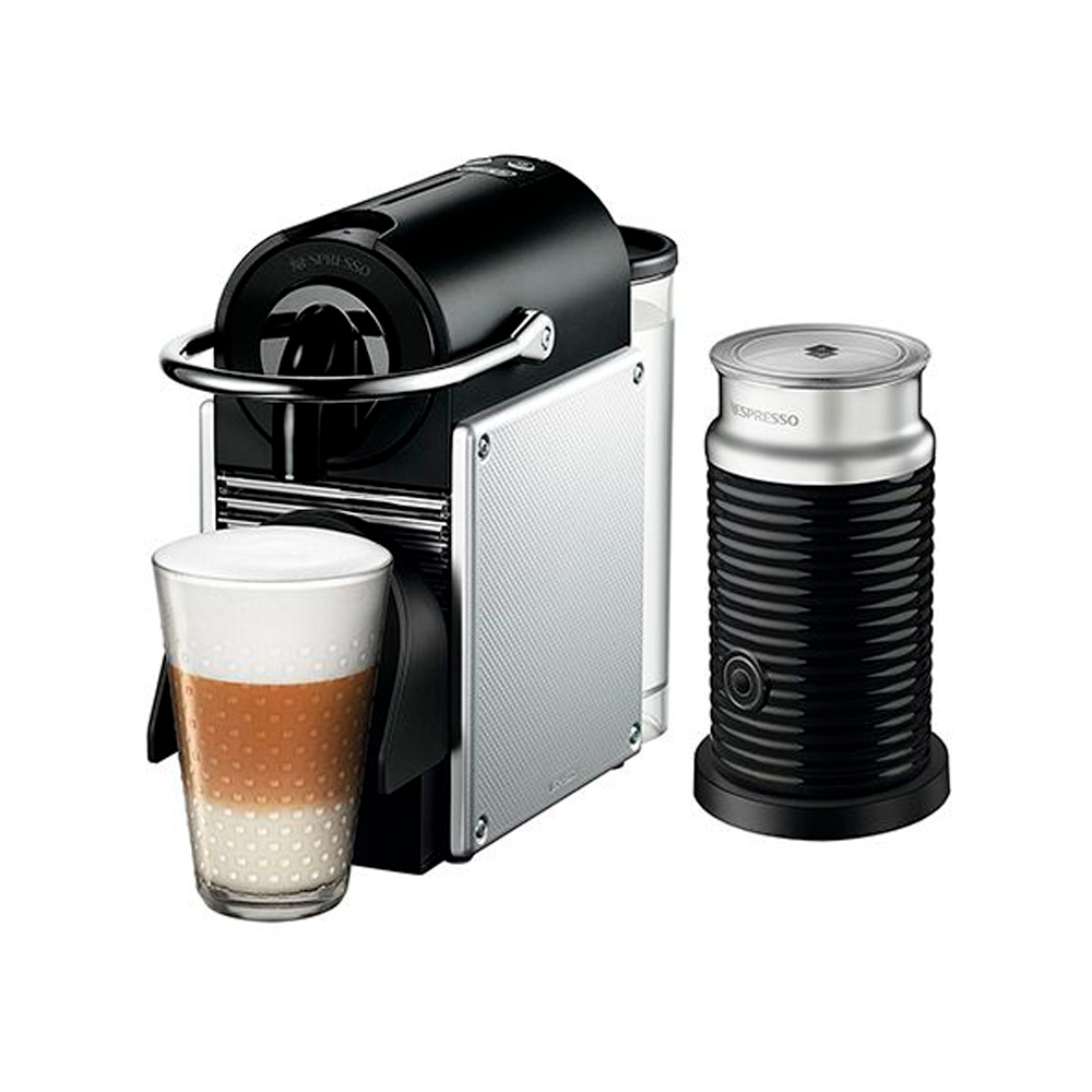 Капсульная Кофемашина Delonghi Nespresso Pixie Aliminium & Aeroccino 3 EN124S