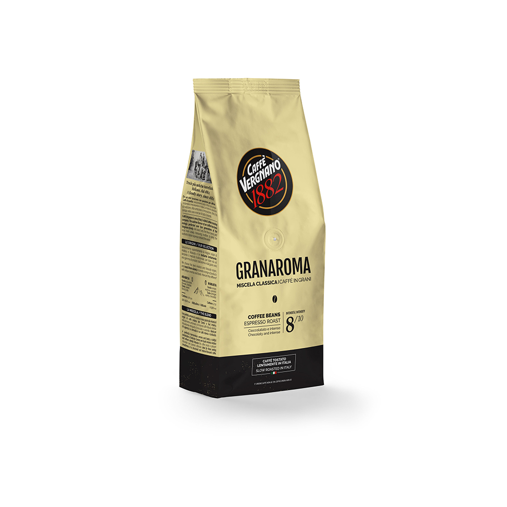 Кофе Зерновой Арабика Робуста Vergnano Granaroma 500 г