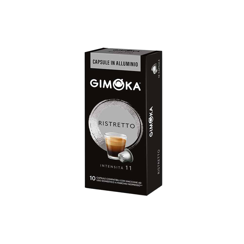 Кофе в капсулах для Nespresso Original Арабика и Робуста Gimoka Ristretto 10 штук в упаковке
