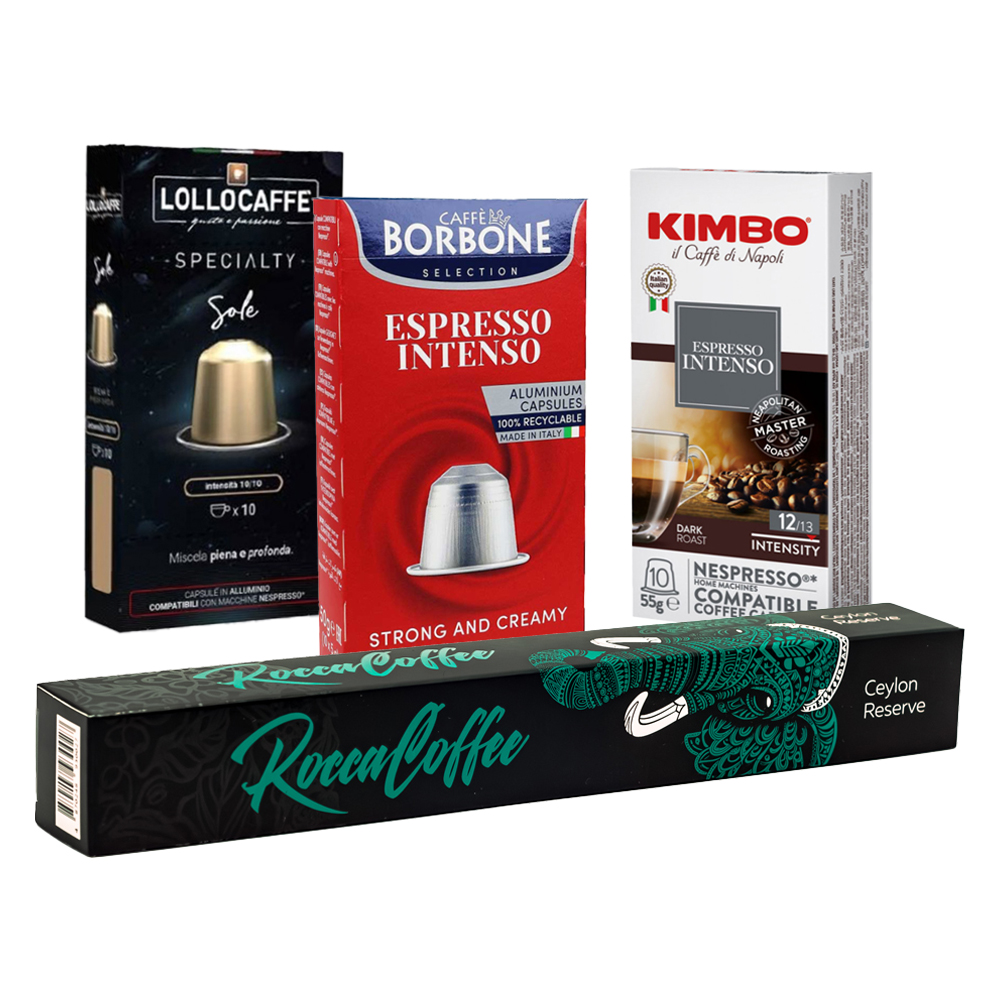 Кофе капсульный Espresso MIX Nespresso Original в наборе 40 капсул