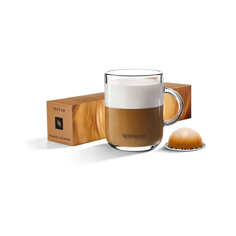 Кофе в капсулах для Nespresso Vertuo Арабика Barista Creations Bianco Leggero 10 штук в упаковке