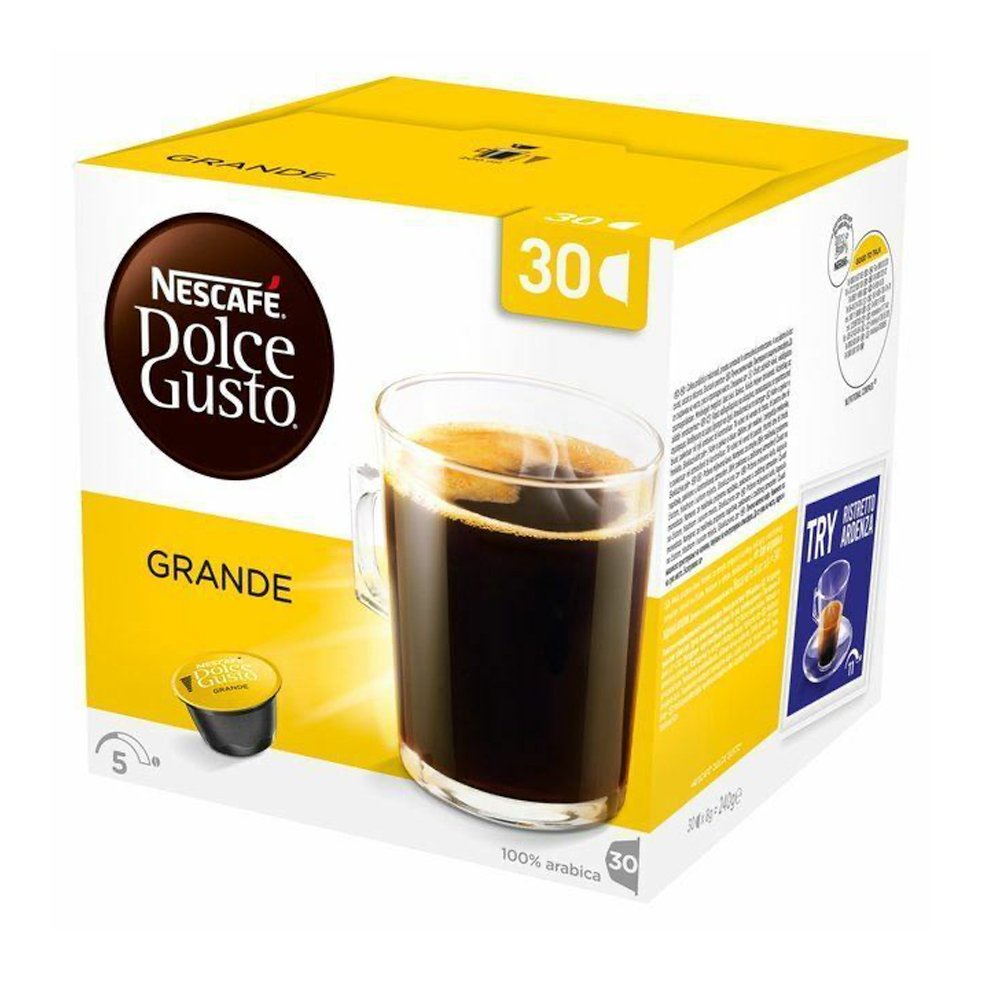 Кофе капсульный Nescafe Grande 100% Арабика 16 штук в упаковке