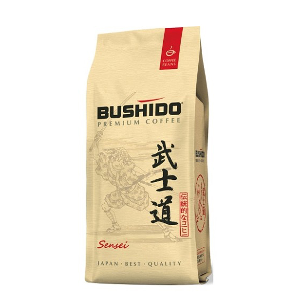 Кофе зерновой Bushido Sensei 100% Арабика 227 г