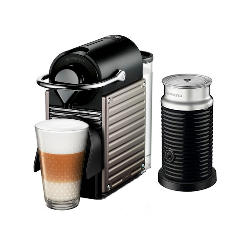 Капсульная Кофемашина Nespresso Krups Pixie Electric Titan & Aeroccino 3 C61