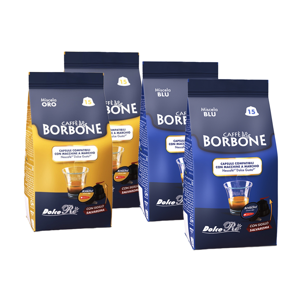 Кофе капсульный SET Borbone Dolce Gusto в наборе 60 капсул