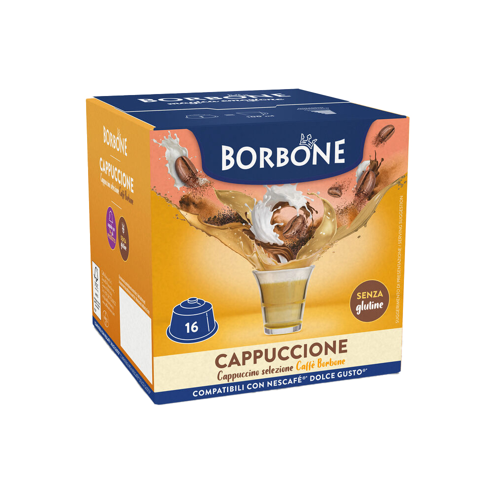 Кофе в капсулах Borbone Cappuccione для Dolce Gusto Арабика и Робуста 16 капсул