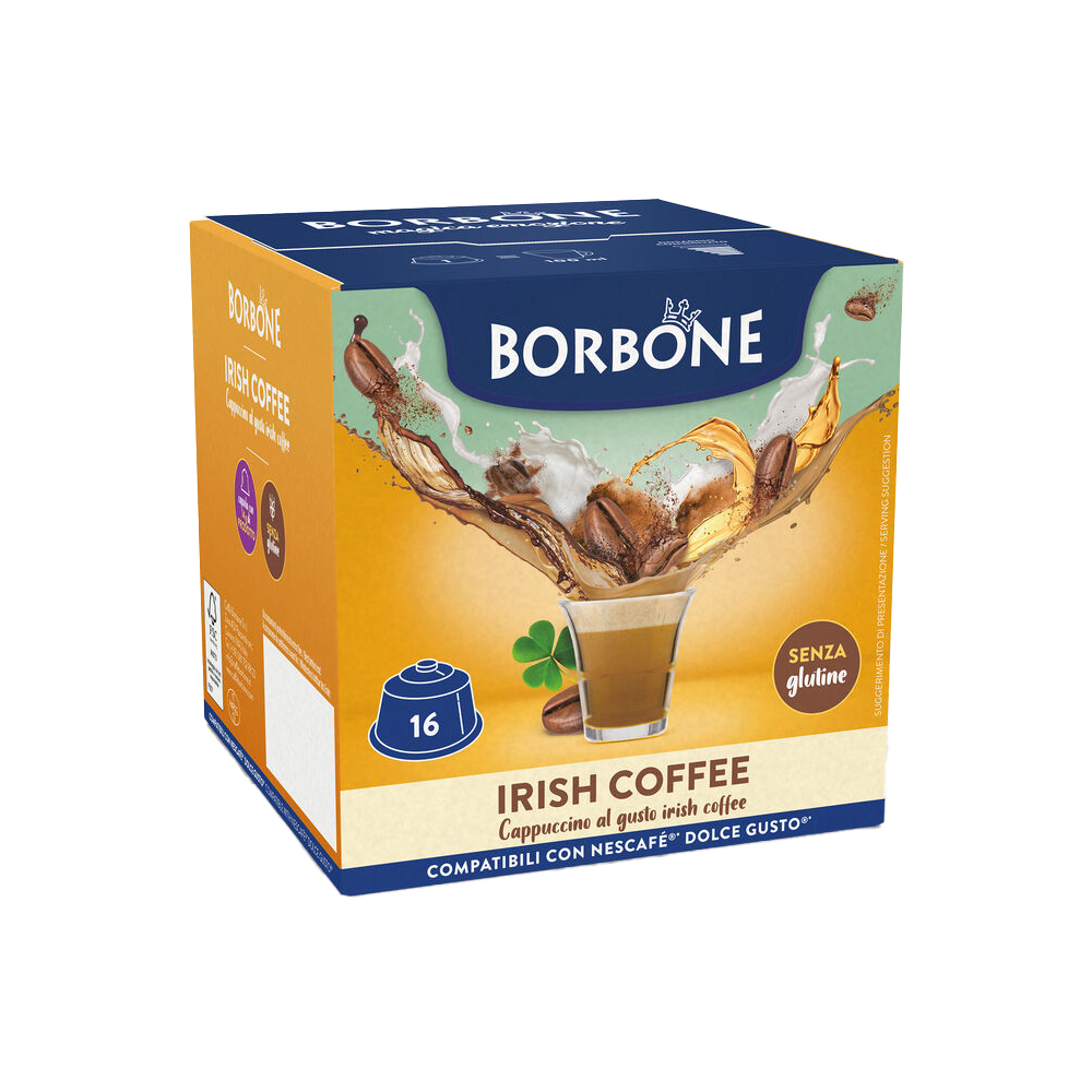 Кофе в капсулах Borbone Irish Coffee для Dolce Gusto Арабика и Робуста 16 капсул