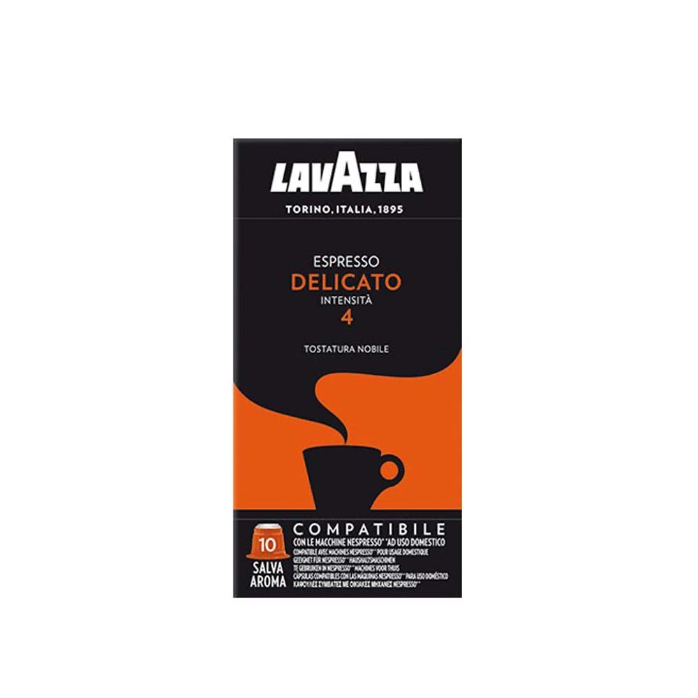 Кофе в капсулах для Nespresso Original Арабика Lavazza Espresso Delicato 10 штук в упаковке