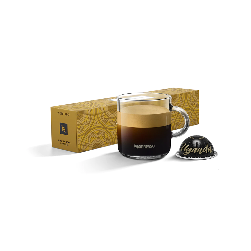 Кофе в капсулах для Nespresso Vertuo Арабика Master Origin Amaha Awe Uganda 10 штук в упаковке