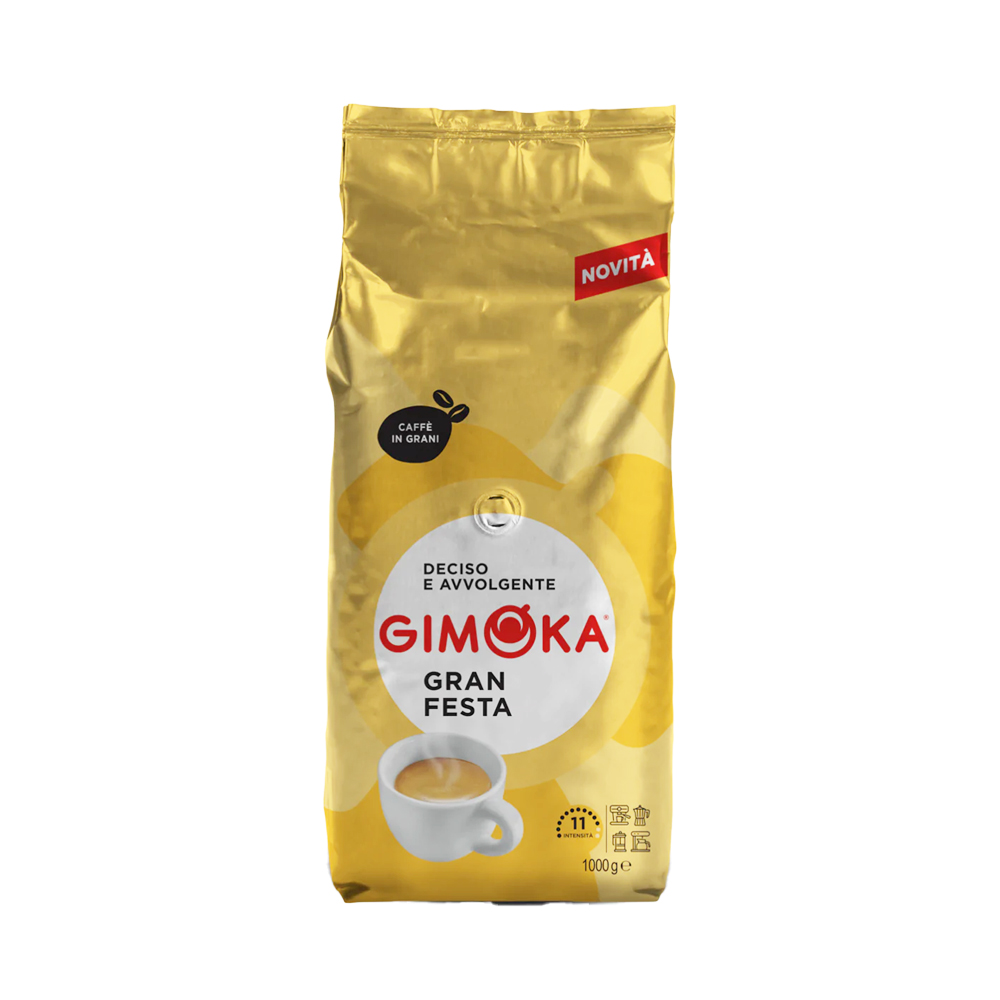 Кофе Зерновой Арабик Робуста Gimoka Gran Festa 1 кг