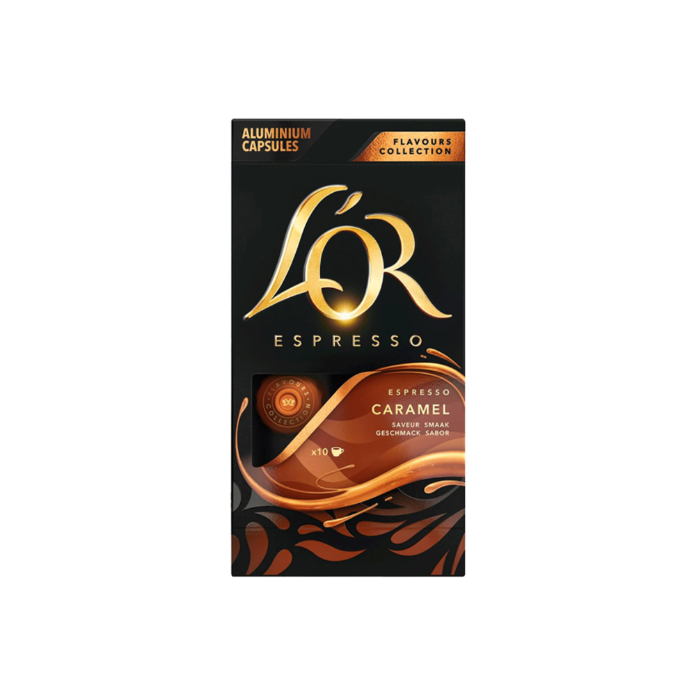 Кофе в капсулах для Nespresso Original Арабика L’OR Espresso Caramel 10 штук в упаковке