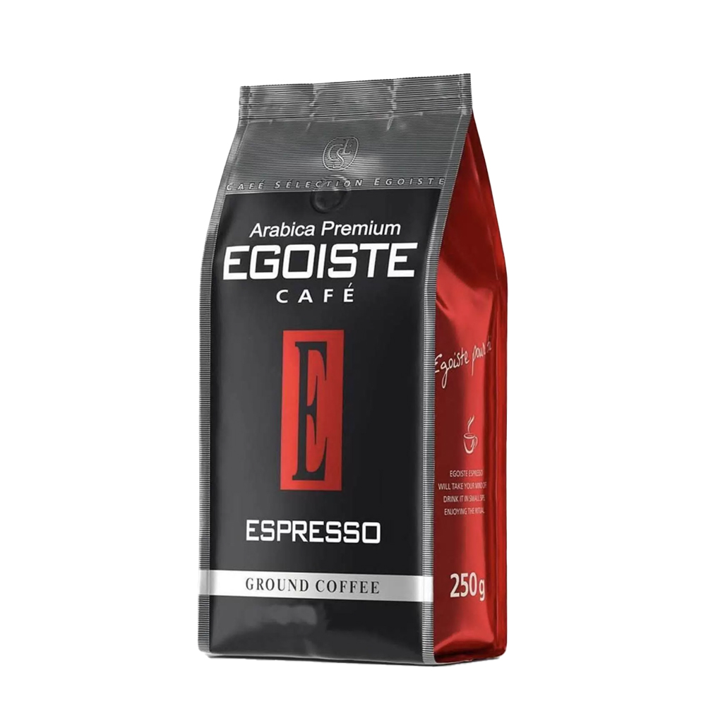 Кофе молотый Egoiste Espresso 100% Арабика 250 г