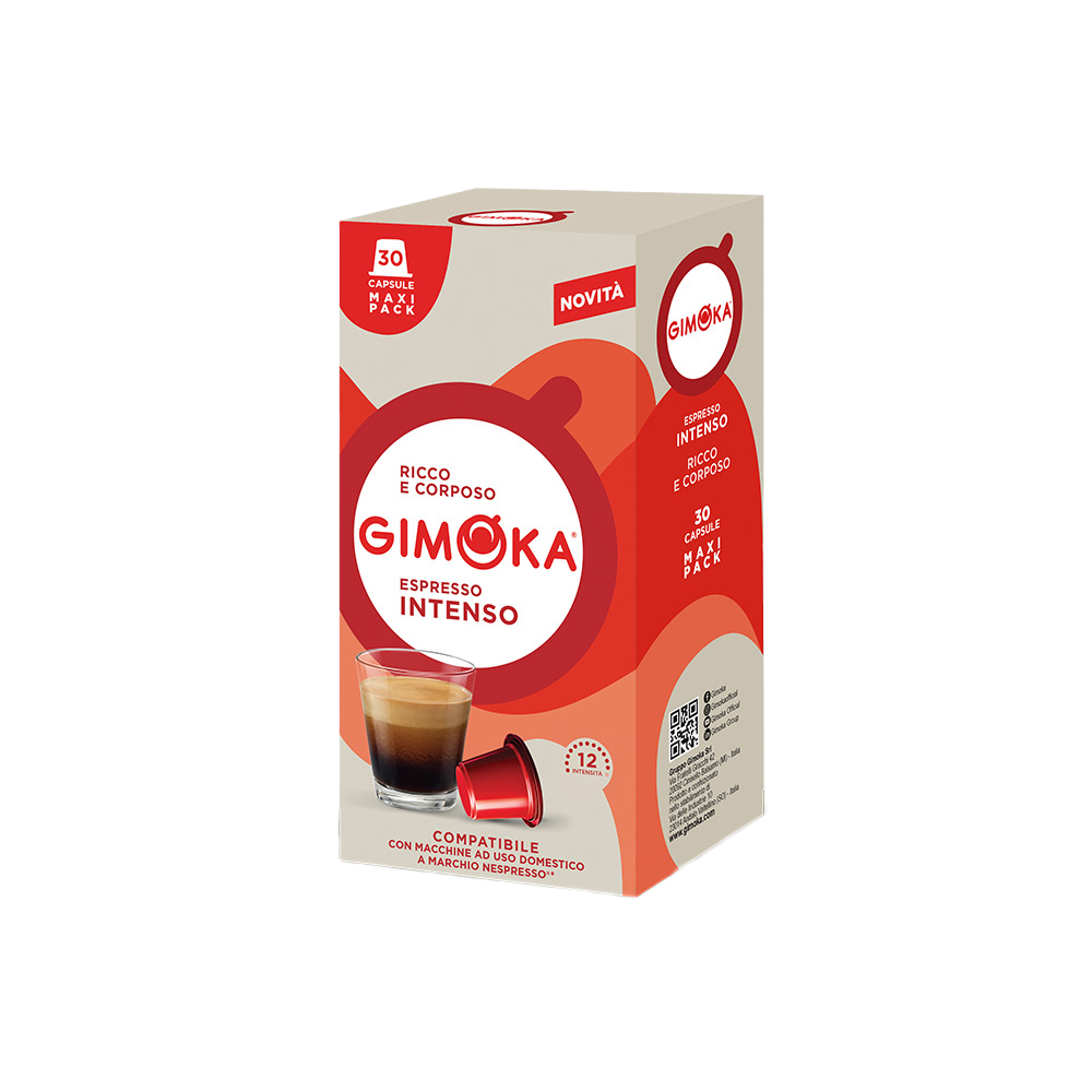 Кофе в капсулах для Nespresso Original Арабика и Робуста Gimoka Intenso 30 штук в упаковке