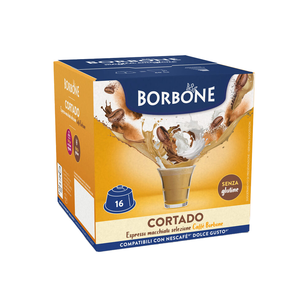 Кофе в капсулах Borbone Cortado для Dolce Gusto Арабика и Робуста 16 капсул