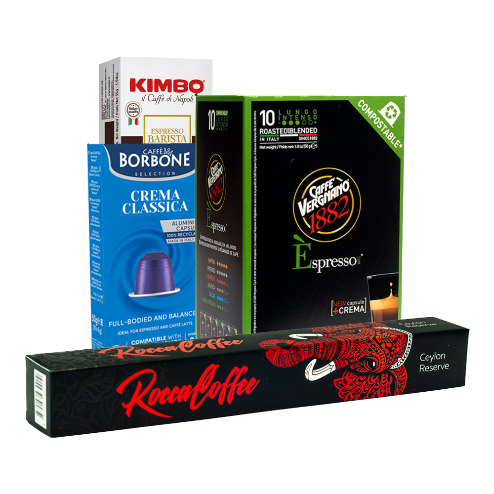 Кофе капсульный Lungo Mix Nespresso Original в наборе 40 капсул