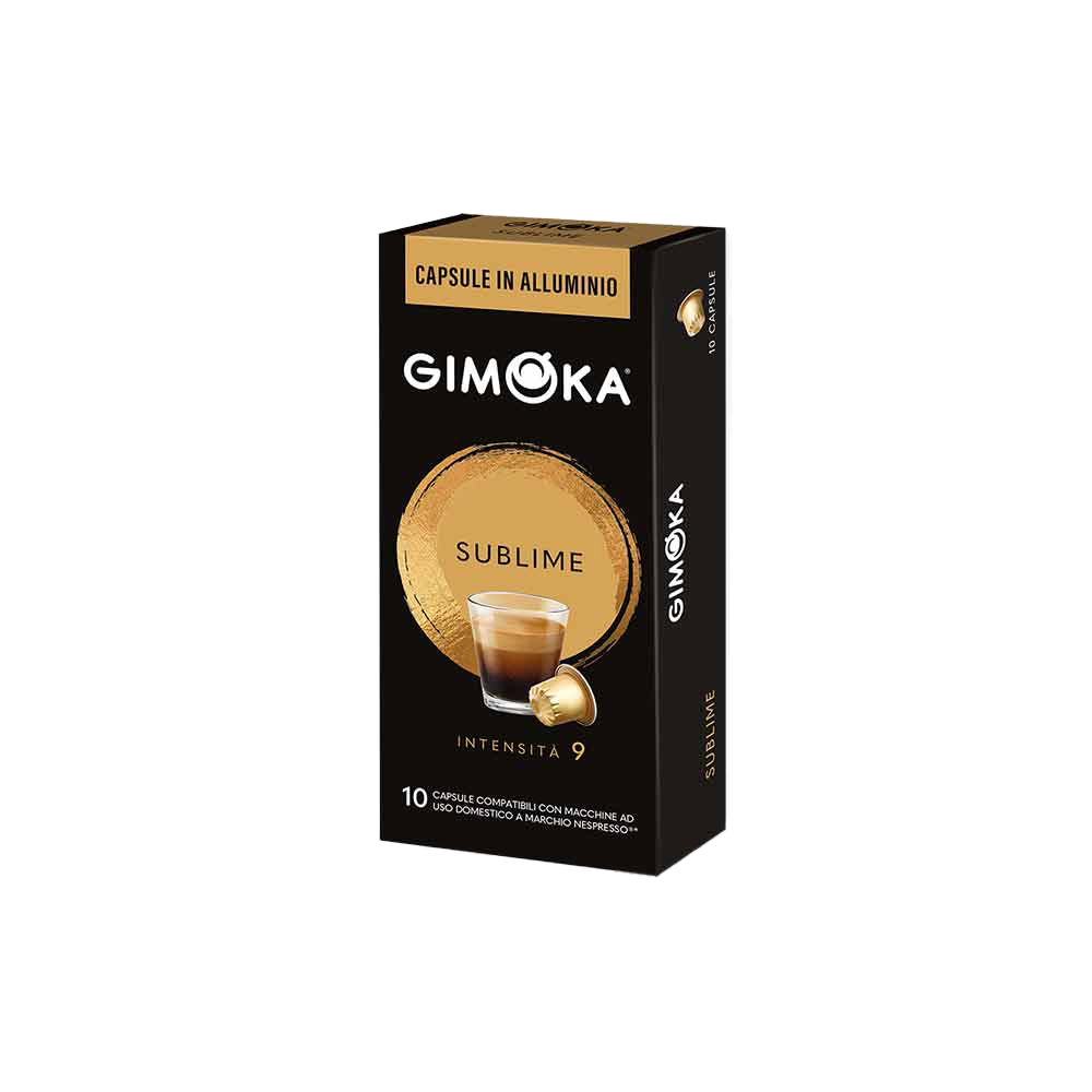 Кофе в капсулах для Nespresso Original Арабика и Робуста Gimoka Sublime 10 штук в упаковке
