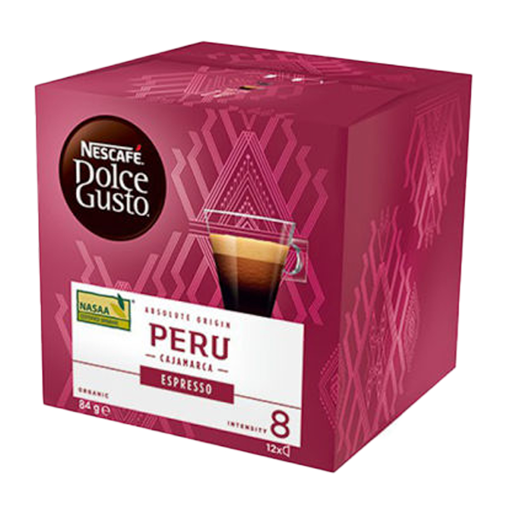 Кофе капсульный Dolce Gusto Nescafe Espresso Peru Арабика и Робуста 12 капсул