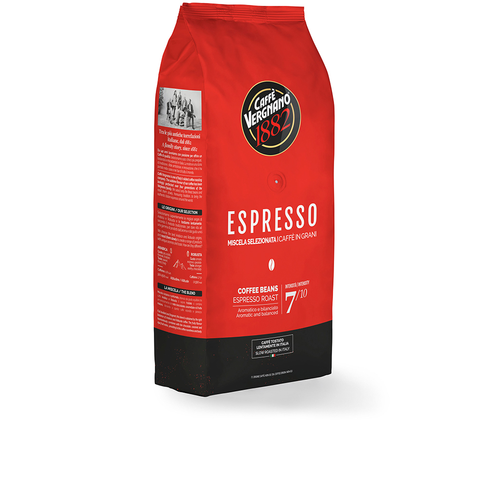 Кофе Зерновой Арабика Робуста Vergnano Espresso 1 кг