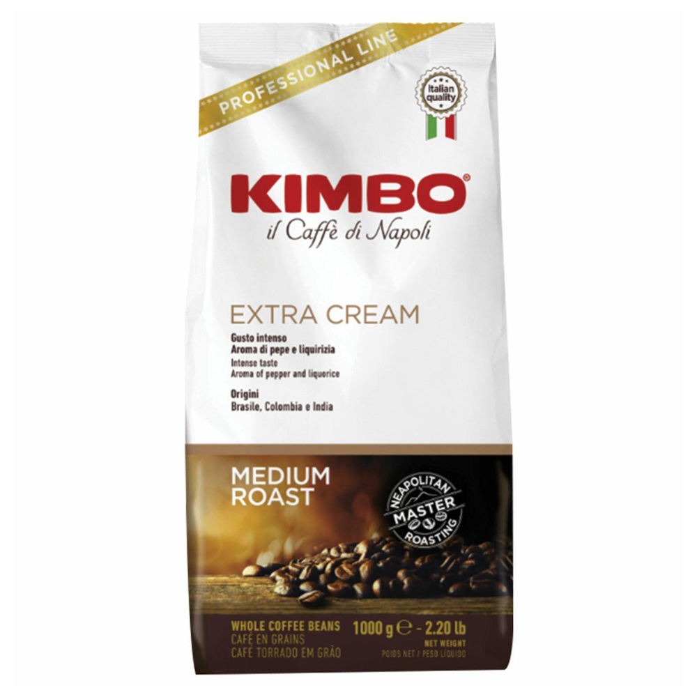 Кофе зерновой Kimbo Extra Cream Арабика и Робуста 1 кг