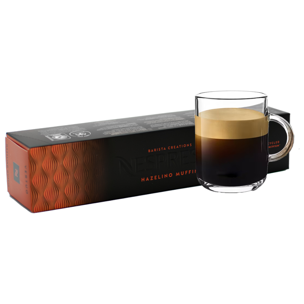 Кофе в капсулах для Nespresso Vertuo Арабика Barista Creations Hazelino Muffin 10 штук в упаковке