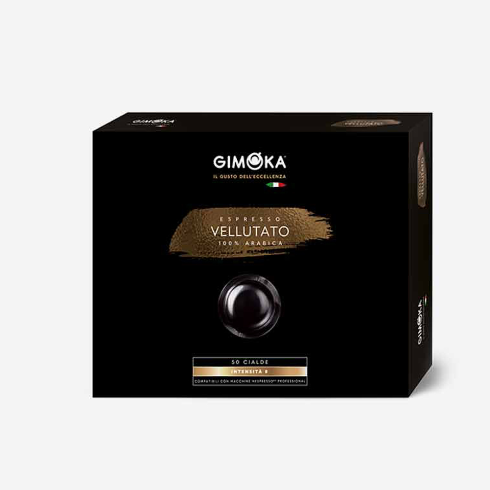 Кофе в капсулах для Nespresso Professional Арабика Gimoka Vellutato Prof 50 штук в упаковке