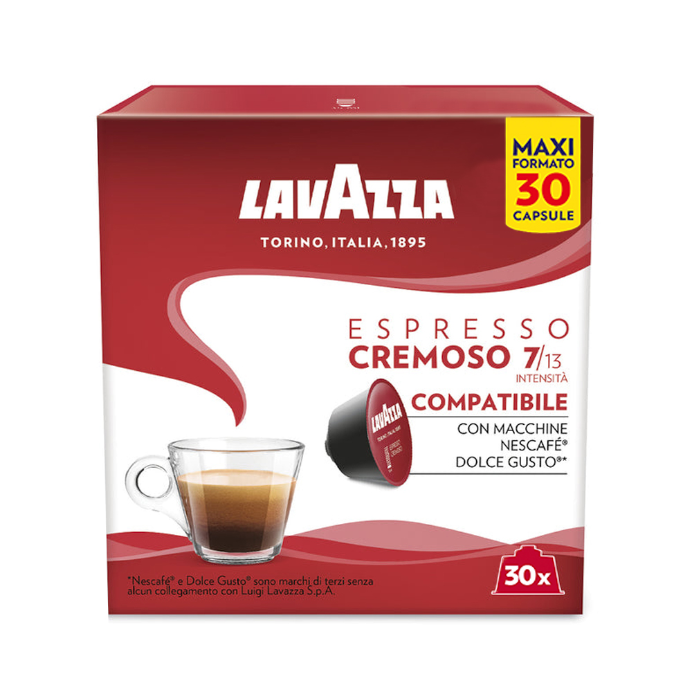 Кофе в капсулах для Dolce Gusto эспрессо Lavazza Cremoso 30 штук в упаковке