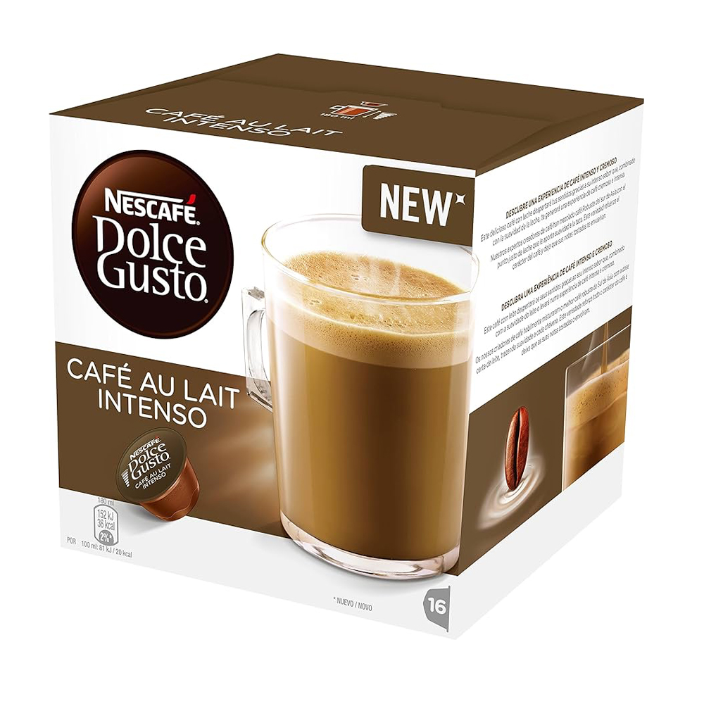 Кофе капсульный Dolce Gusto Nescafé Café Au Lait Intenso 16 штук в упаковке