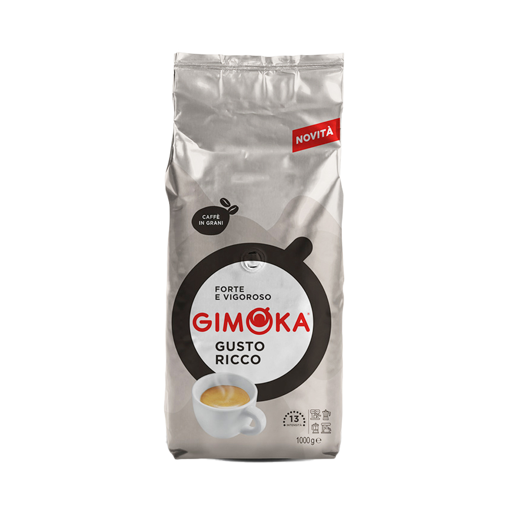 Кофе Зерновой Арабика Робуста Gimoka Gusto Ricco 1 кг