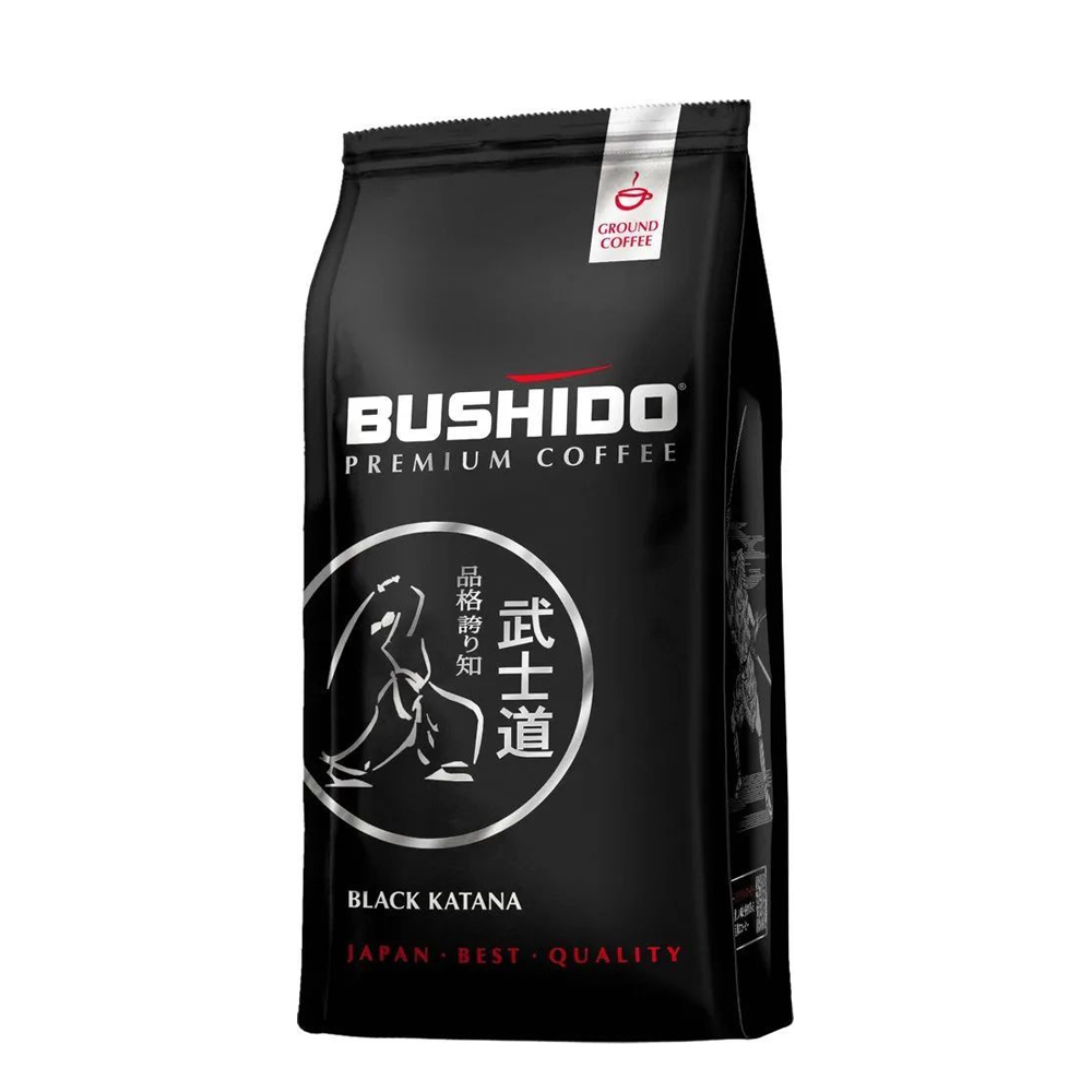 Кофе молотый Bushido Black Katana 100% Арабика 227 г