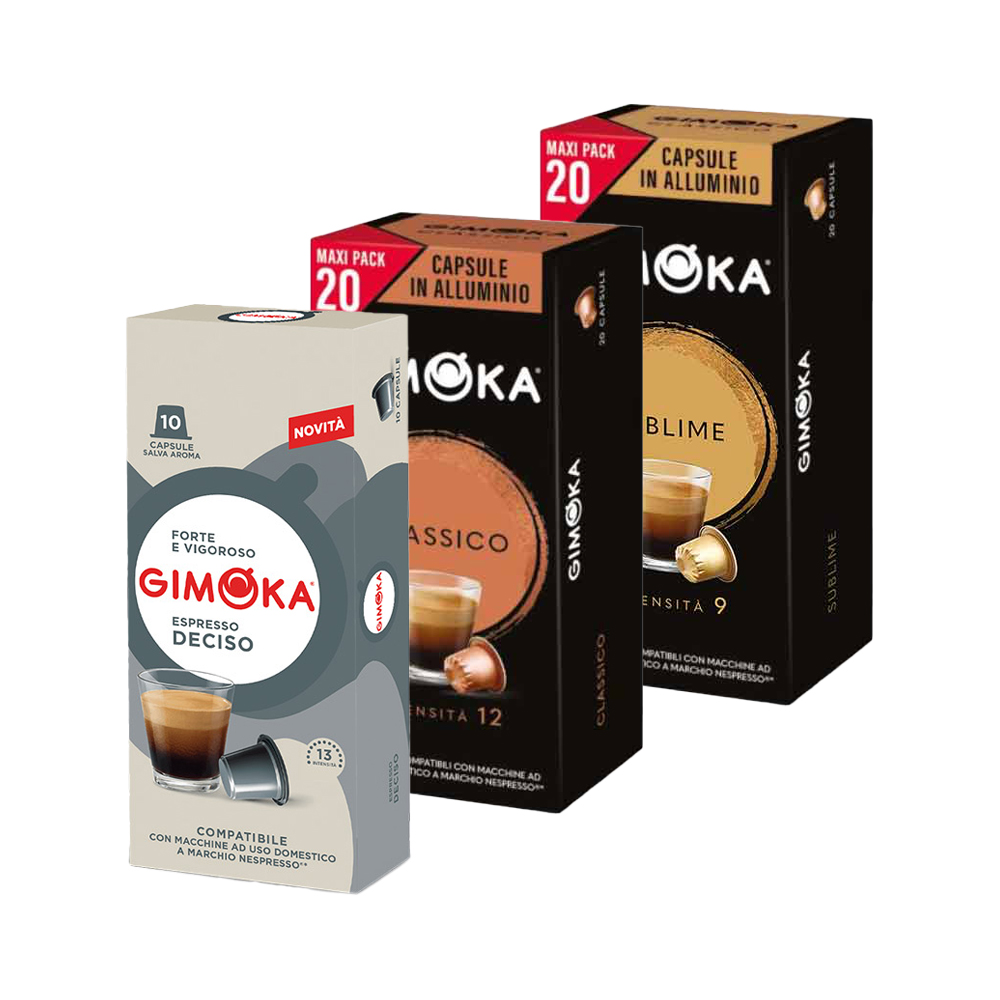 Кофе капсульный Gimoka Mix Nespresso Original в наборе 50 капсул