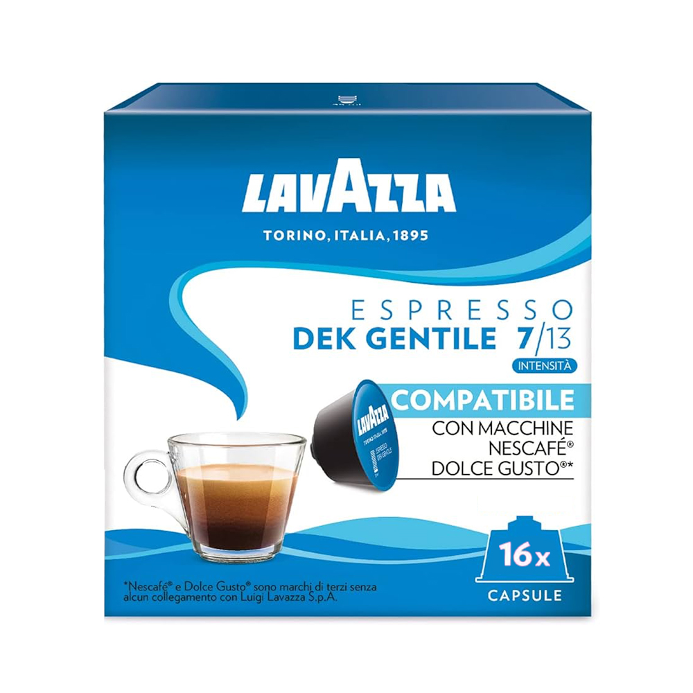 Кофе в капсулах для Dolche Gusto Lavazza Espresso DEK Gentile 16 штук в упаковке