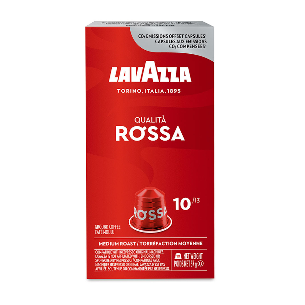 Кофе в капсулах для Nespresso Original Lavazza Qualita Rossa 10 штук в упаковке