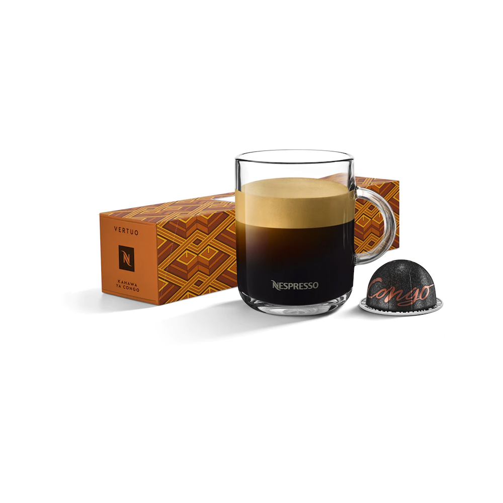Кофе в капсулах для Nespresso Vertuo Арабика Master Origin Kahava Ya Congo 10 штук в упаковке