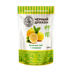Зелёный чай с лимоном • 100 г • Черный Дракон