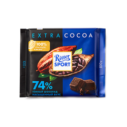 Extra Cocoa • 100 г • Ritter Sport • Шоколад темный