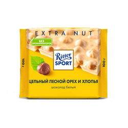 Шоколад Белый Ritter Sport Лесной орех и Хлопья 100 г