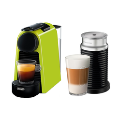 Essenza Mini Bold Lime Green & Aeroccino 3 • Nespresso Original