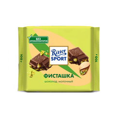 Фисташки • 100 г • Ritter Sport • Шоколад молочный
