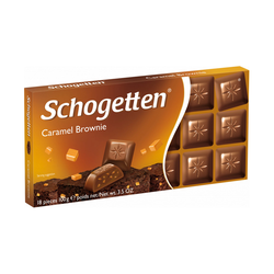 Шоколад молочный Schogetten Caramel Brownie 100 г