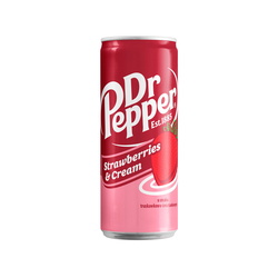 Сладкие газированные напитки Dr. Pepper Strawberry Cream 330 мл