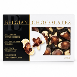 Belgian Seashells • 250 г • Black and White • Конфеты