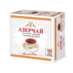 Чёрный чай с бергамотом • 100 пакетиков • Азерчай
